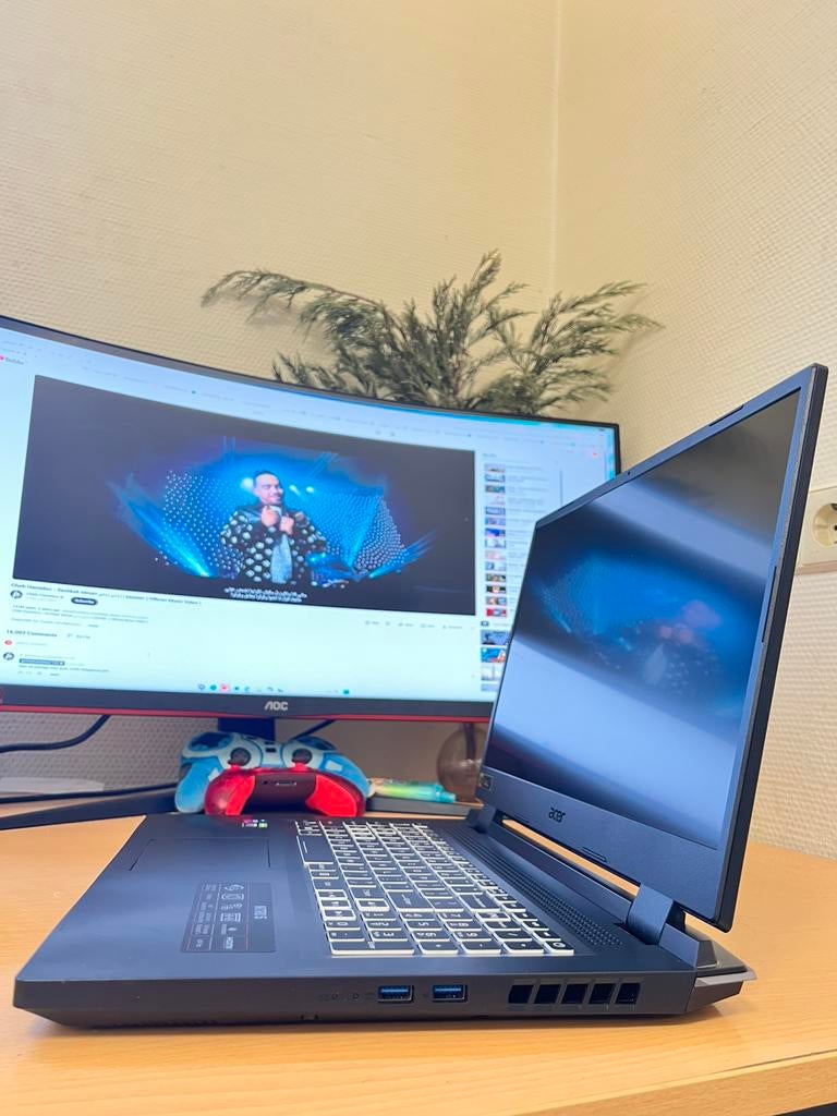 Acer Nitro 5 RTX 3060 | 32GB RAM | Gaming Laptop | Zeer Snel, Computers en Software, Windows Laptops, Gebruikt, 17 inch of meer