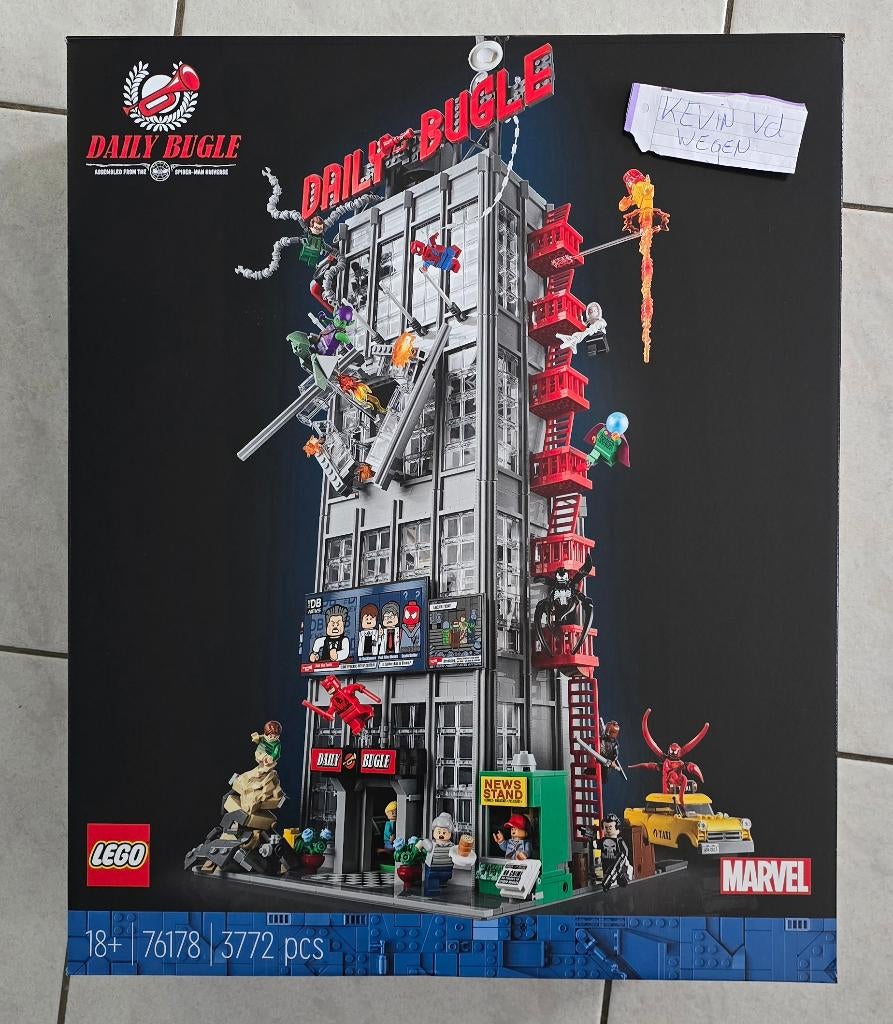 Lego Spider-Man Daily Bugle (76178), Marvel, Nieuw, Ophalen of Verzenden, Complete set