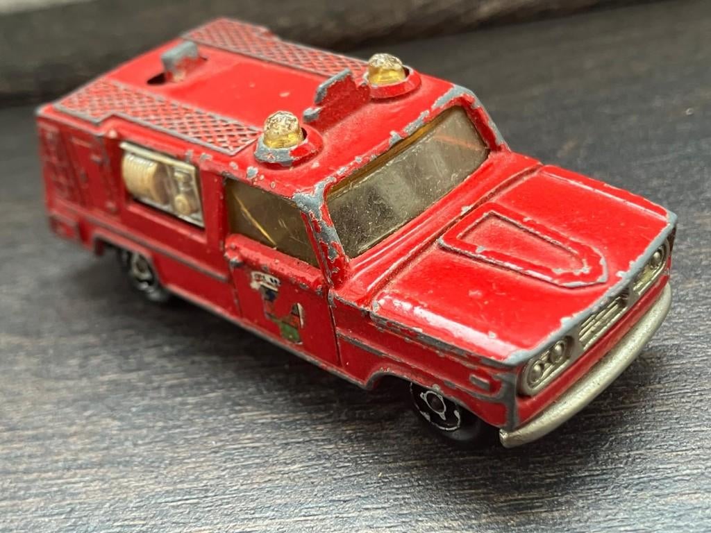 Majorette Dodge Brandweerauto | Schaal 1:80, Ophalen of Verzenden, Gebruikt, Auto