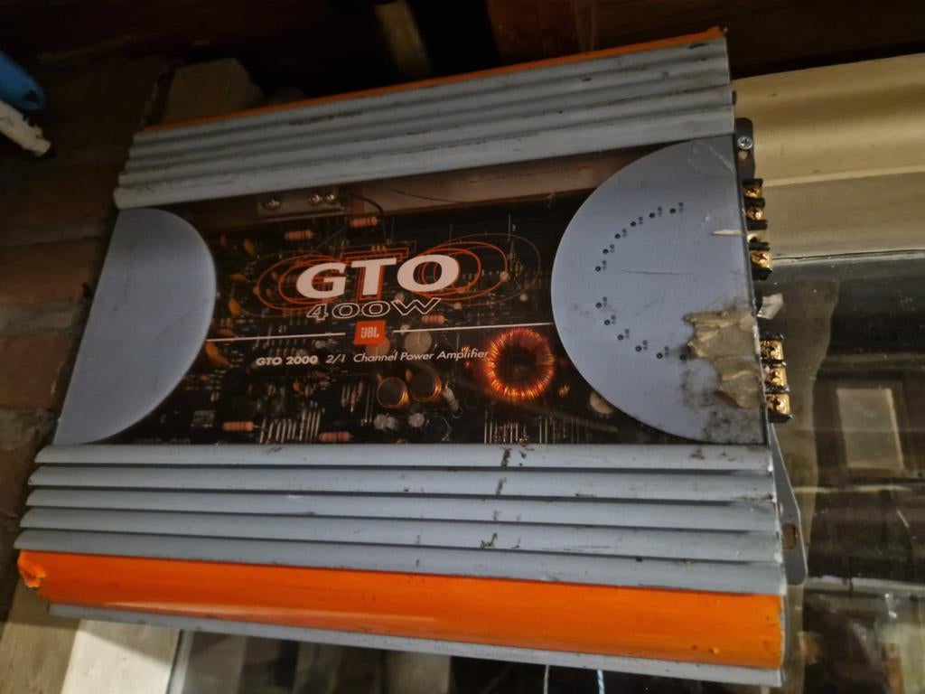 JBL GTO 2000 2/1 Kanaals Versterker - Gebruikt, Auto diversen, Ophalen of Verzenden, Gebruikt