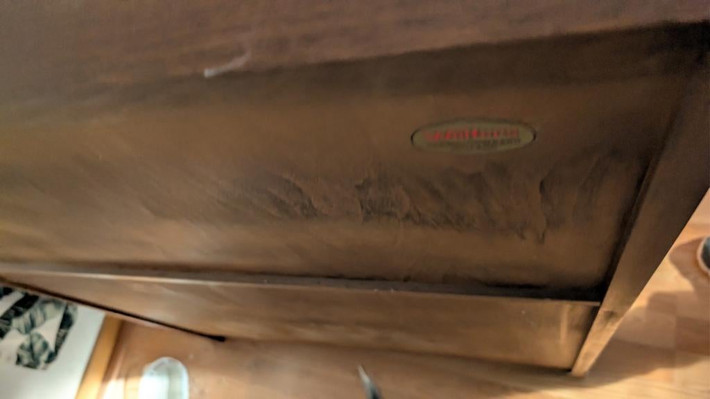 Vintage secretaire/buro kast met sleutels - Lopik, Ophalen of Verzenden