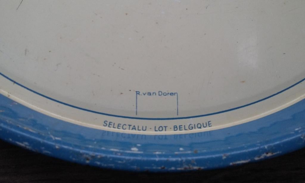 Jaar 1966 Dienblad Bierbrouwerij Van Roy - Het Anker Wieze, Ophalen of Verzenden, Gebruikt, Overige typen, Overige merken