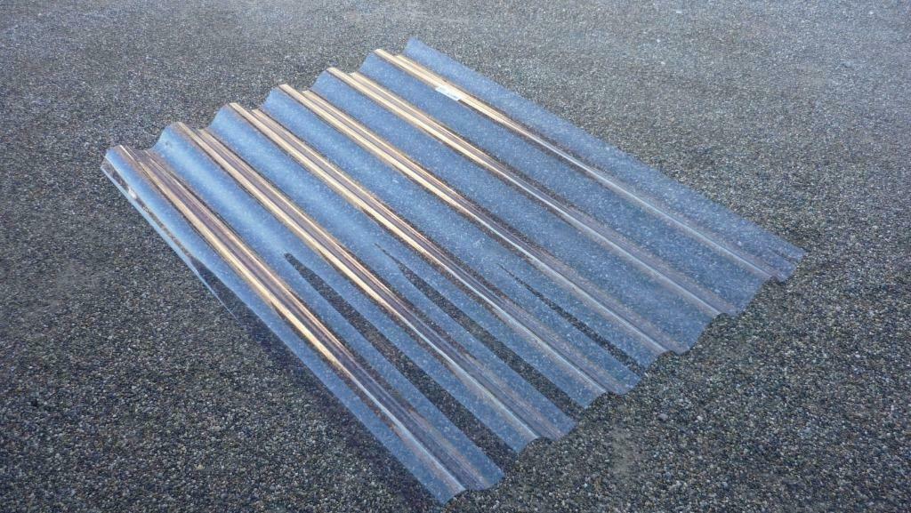 Golfplaat pvc glashelder (type 177/51), Doe-het-zelf en Verbouw, Dakpannen en Dakbedekking, Ophalen, Kunststof, Zwart, Nieuw