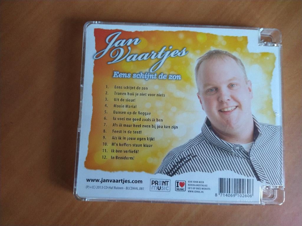 CD Jan Vaartjes - Eens schijnt de zon, Ophalen of Verzenden, Zo goed als nieuw, Levenslied of Smartlap