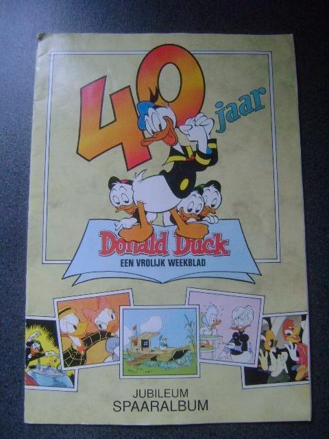 jubileum spaaralbum  40 jaar donald duck, Eén stripboek, Ophalen of Verzenden, Gelezen