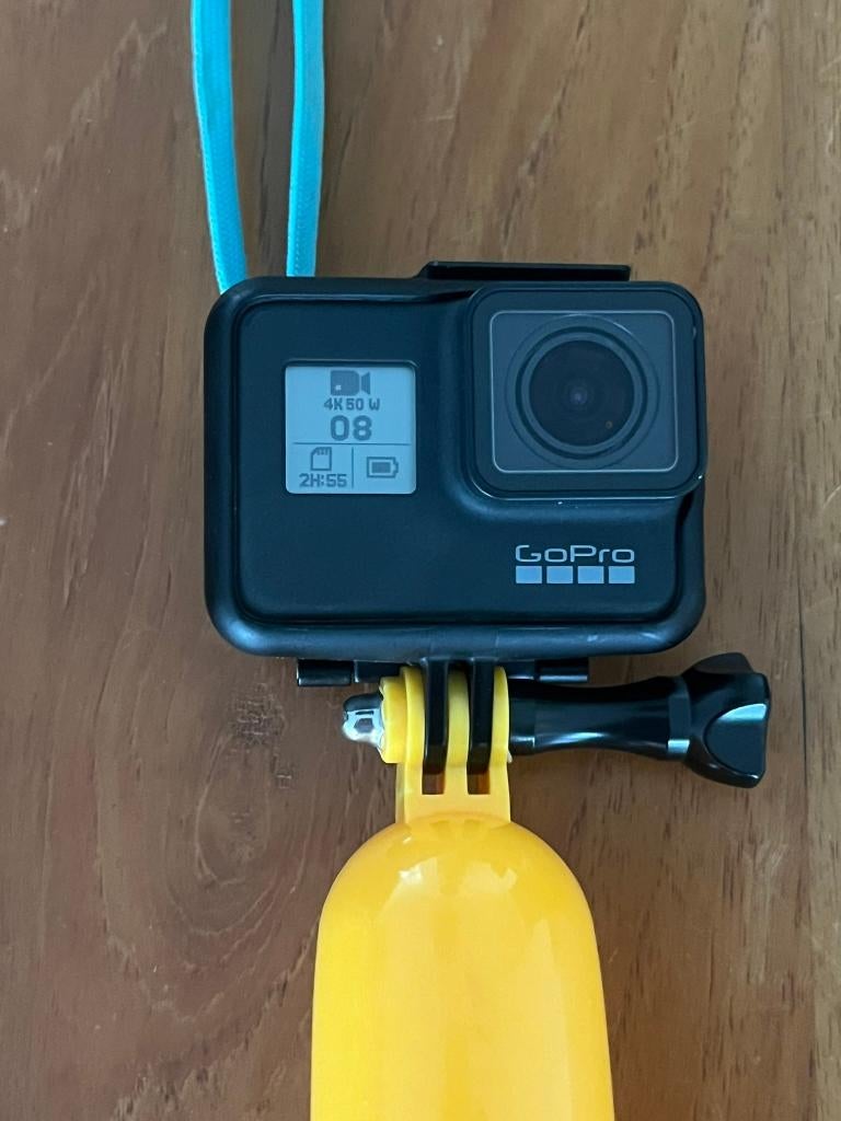 GoPro HERO7 Black  + Gimbal(Karma Grip) +  Accesaires, Ophalen of Verzenden, Zo goed als nieuw, GoPro