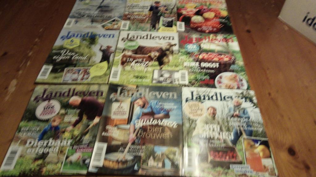 Landleven 9 stuks 2018 (excl. aug, dec), Ophalen of Verzenden, Zo goed als nieuw, Sport en Vrije tijd