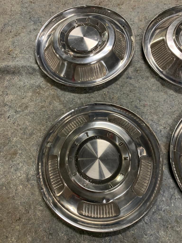 Mooi setje wieldoppen hubcaps 1966 Mercury Comet 14”, Ophalen of Verzenden, Gebruikt, Mercury