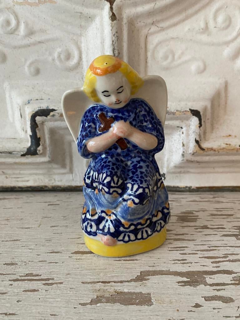 Pools aardewerk Bunzlau engel, Verzamelen, Sleutelhangers, Ophalen of Verzenden, Zo goed als nieuw