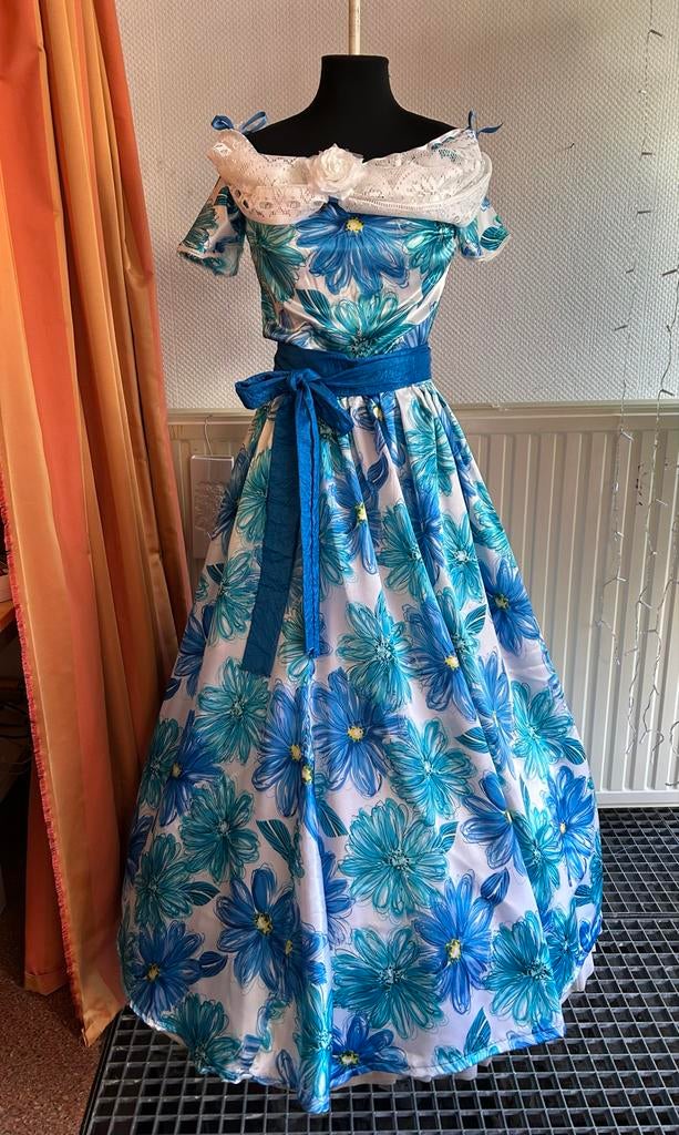 Prachtig 3-delig Victoriaans Kostuum, Kleding | Dames, Carnavalskleding en Feestkleding, Zo goed als nieuw, Carnaval, Maat 38/40 (M)