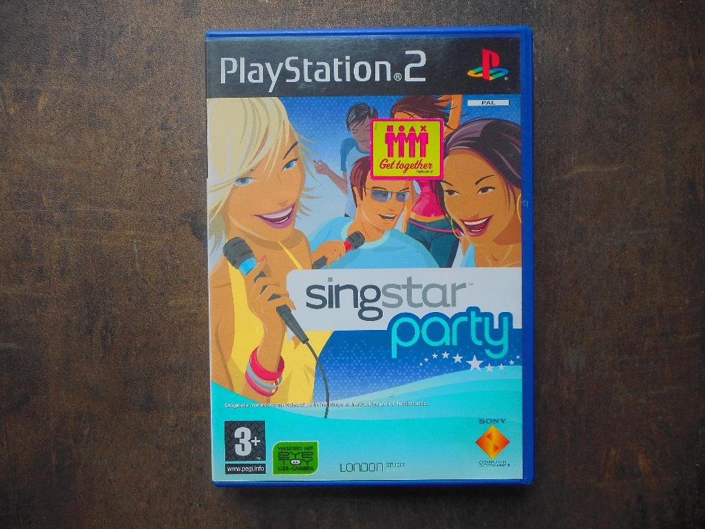 SingStar Party voor PS2 (zie foto's), Muziek, Gebruikt, Ophalen of Verzenden, 3 spelers of meer