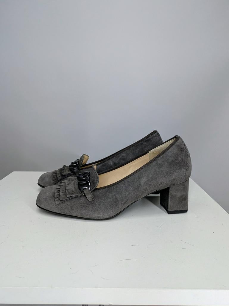 Hassia Modena H mocassin pumps  maat 39, Kleding | Dames, Schoenen, Zo goed als nieuw, Pumps, Grijs, Ophalen of Verzenden