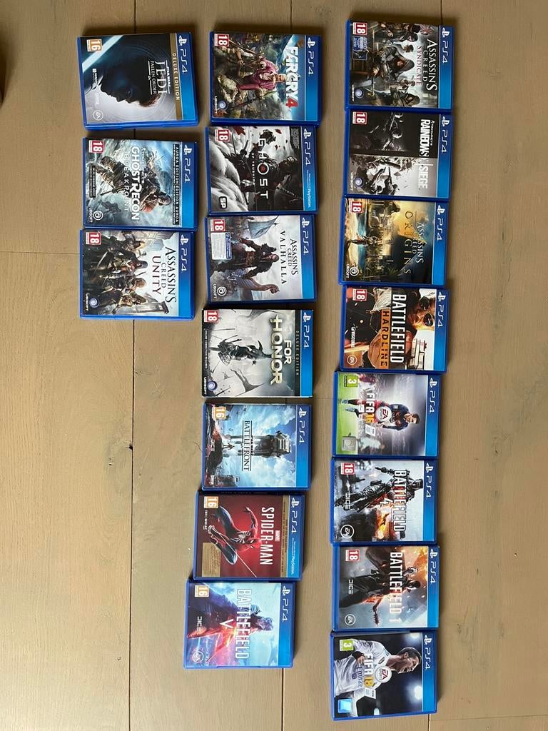 Collection 18 games for playstaion 4, Spelcomputers en Games, Games | Sony PlayStation 4, 1 speler, Ophalen of Verzenden, Zo goed als nieuw