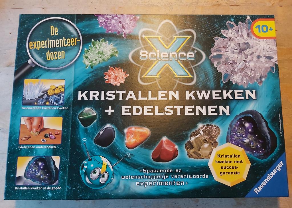 Zelf kristallen en edelstenen kweken X science experiment, Ophalen of Verzenden, Nieuw, Taal en Lezen