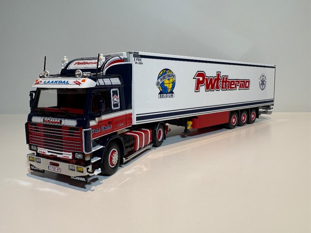 TEKNO SCANIA  3 SERIE MET KOELOPLEGGER  PWT THERMO, Ophalen of Verzenden, Nieuw, Bus of Vrachtwagen, Tekno