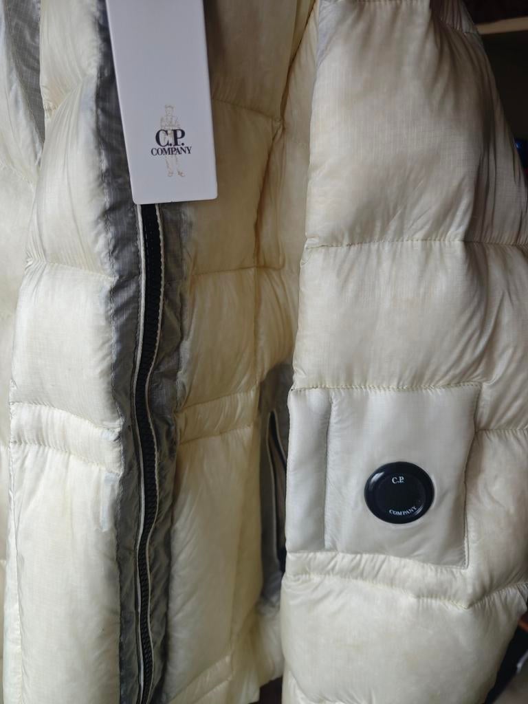 C.P. Company jas maat L, Kleding | Heren, Jassen | Winter, Wit, Nieuw, Ophalen of Verzenden, C.P. Company