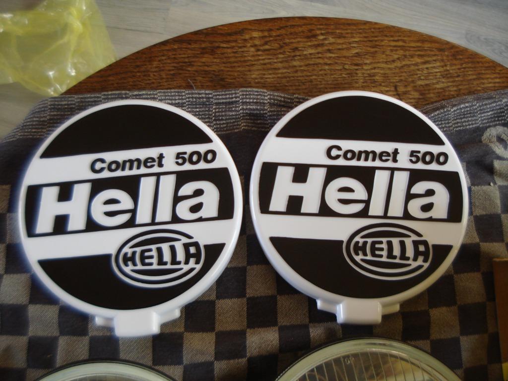 Oldtimer 1  set hella verstralers met covers type comet 500, Ophalen of Verzenden, Nieuw