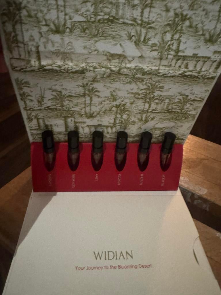 Widian Sample Set - Luxe Parfum Collectie, Sieraden, Tassen en Uiterlijk, Uiterlijk | Parfum, Verzenden, Gebruikt