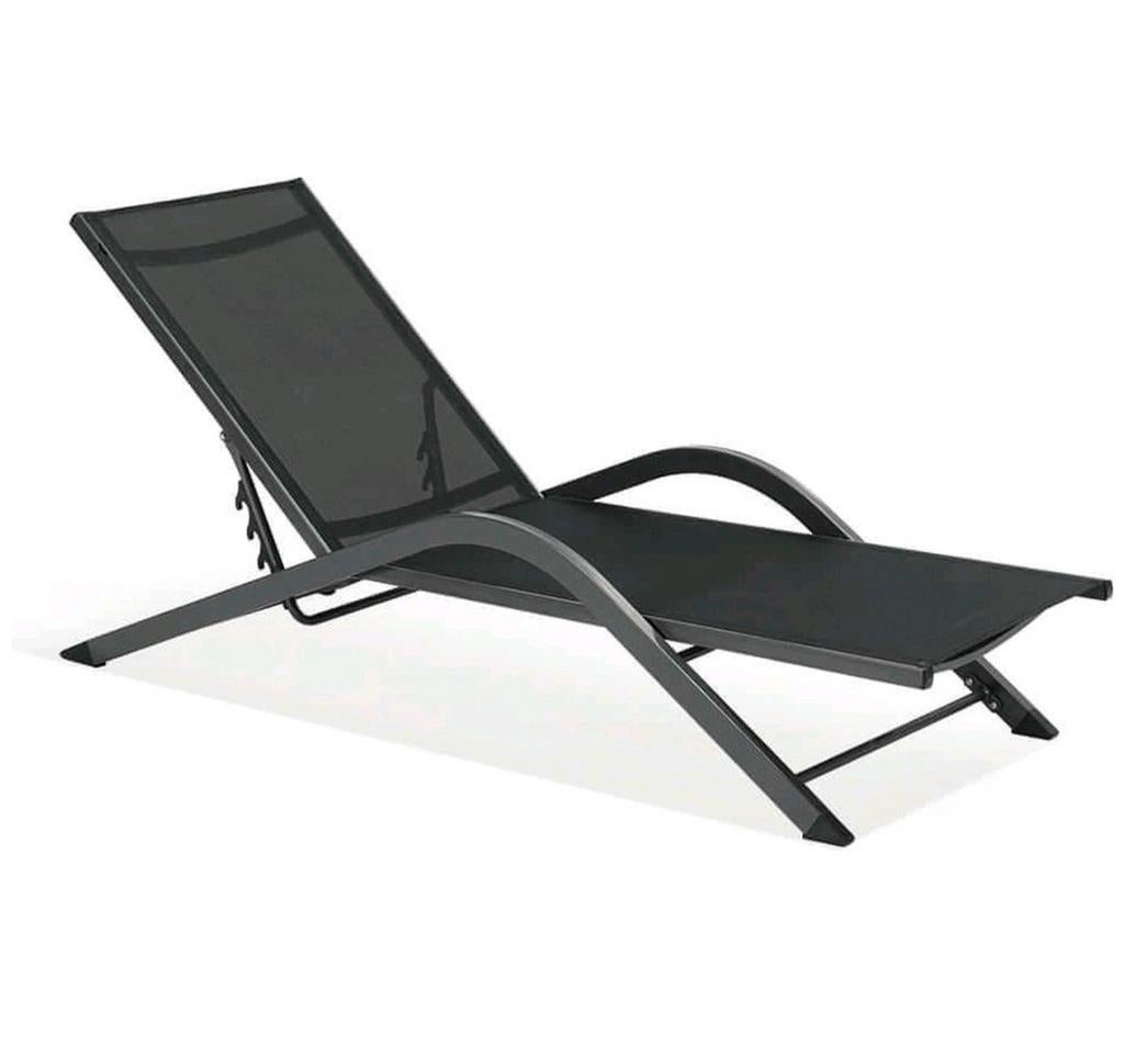 13x SENS-LINE Ligbed Havana aluminium antraciet 190x60 cm, Ophalen, Nieuw, Aluminium, Verstelbaar