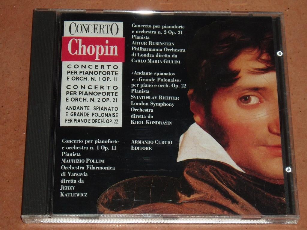 CD Chopin - Concerto per pianoforte 1 op. 11 , 2 op. 21, Verzenden, Classicisme, Gebruikt, Kamermuziek