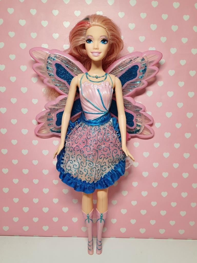 Barbie Fairytopia Mermaidia Glitter-Swirl Fairy, Ophalen of Verzenden, Gebruikt