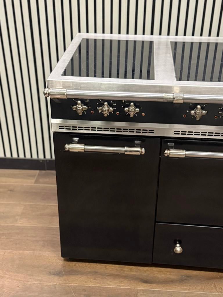 Luxe Fornuis Lacanche keramisch 6 zones + Friteuse 150 cm, 60 cm of meer, Ophalen of Verzenden, Zo goed als nieuw, 90 tot 95 cm