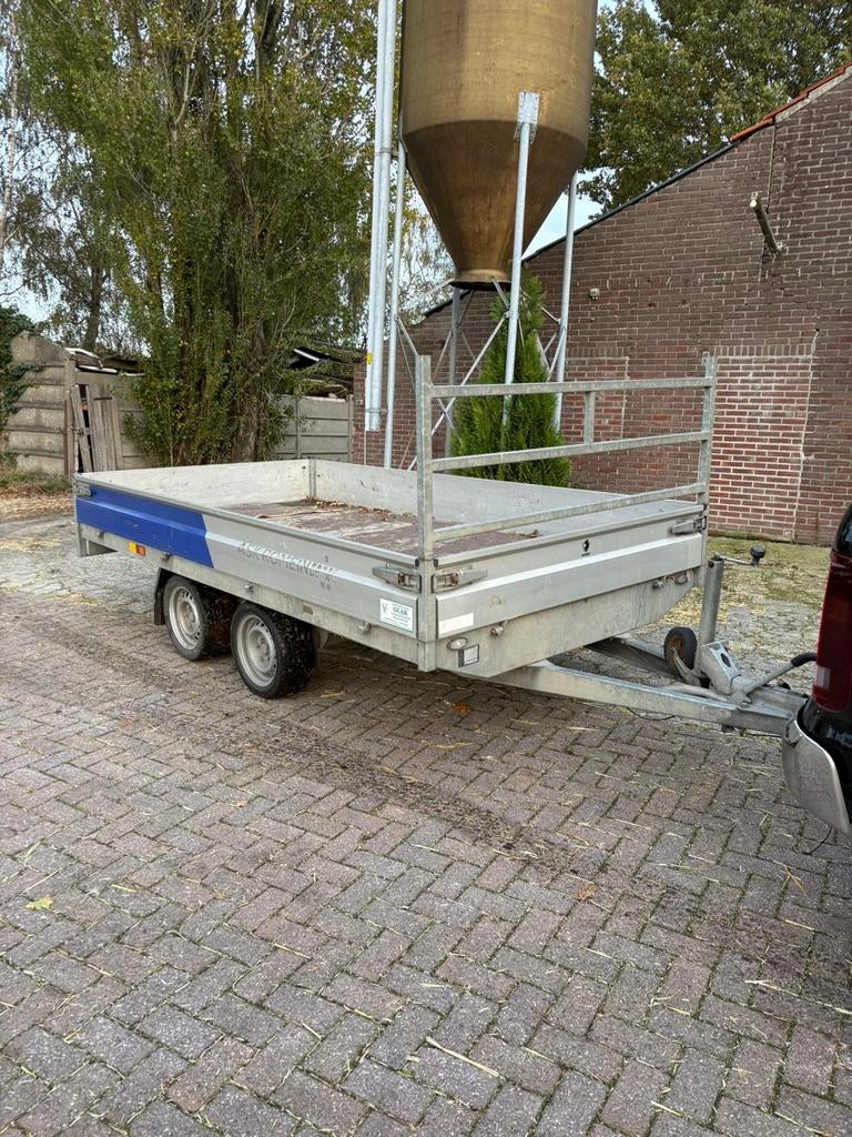 Hapert plateu aanhanger, Ophalen of Verzenden, Gebruikt