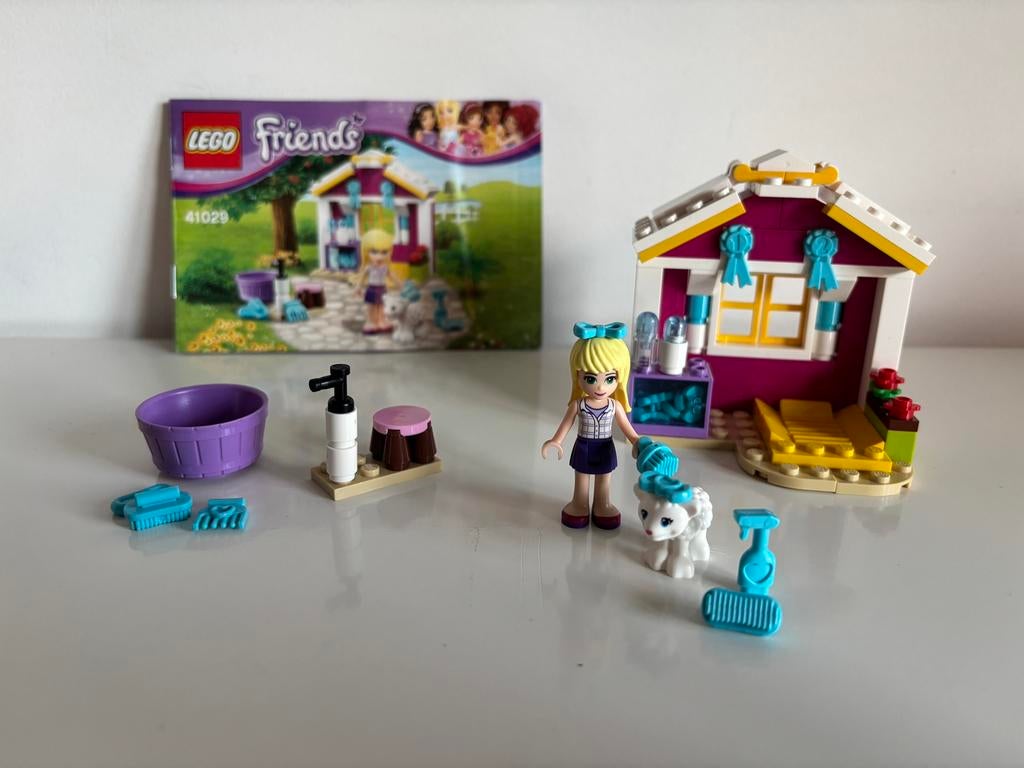 Lego friends 41029 - Stephanie's lammetje - zonder doosje, Ophalen of Verzenden, Zo goed als nieuw, Complete set, Lego