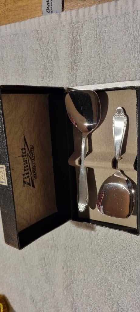 ZELDZAAM model 763 Gero Zilmeta doos suikerschep theeduim, Ophalen of Verzenden