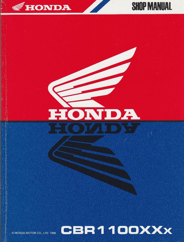 Honda CBR1100 XXx shop manual (3727z), Ophalen of Verzenden, Honda