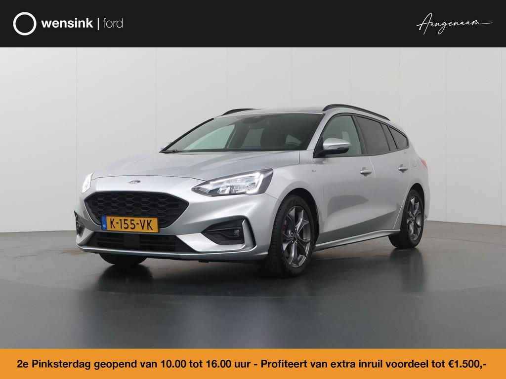 Ford Focus Wagon 1.0 EcoBoost Hybrid ST Line X Business | El, Auto's, Ford, Gebruikt, Origineel Nederlands, 19 km/l, Zilver of Grijs
