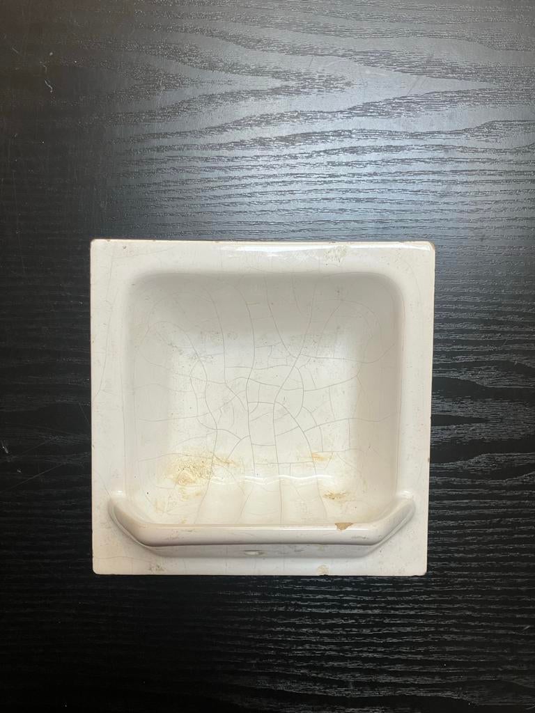 Vintage Mosa zeepbakje-tegel 15x15 cm - Pure nostalgie, Ophalen of Verzenden