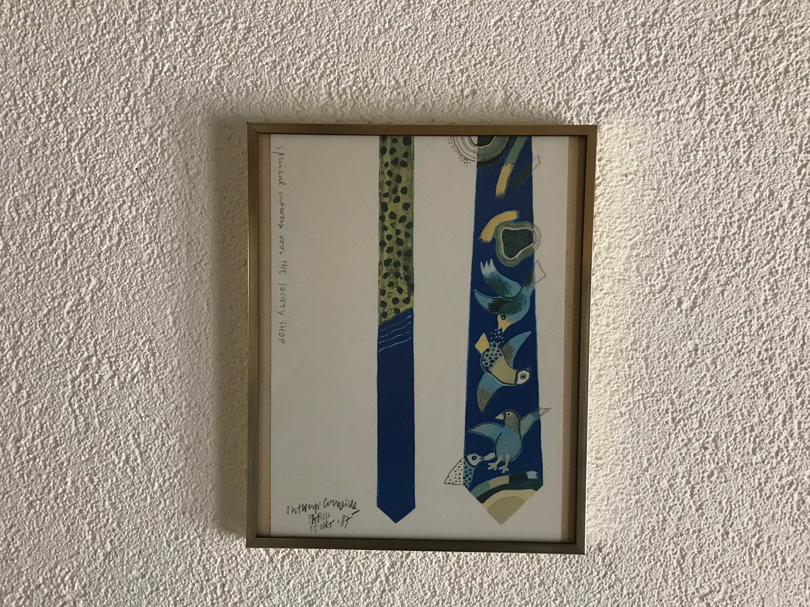 Corneille de twee stropdassen., Minder dan 50 cm, Rond, Ophalen of Verzenden, Zo goed als nieuw