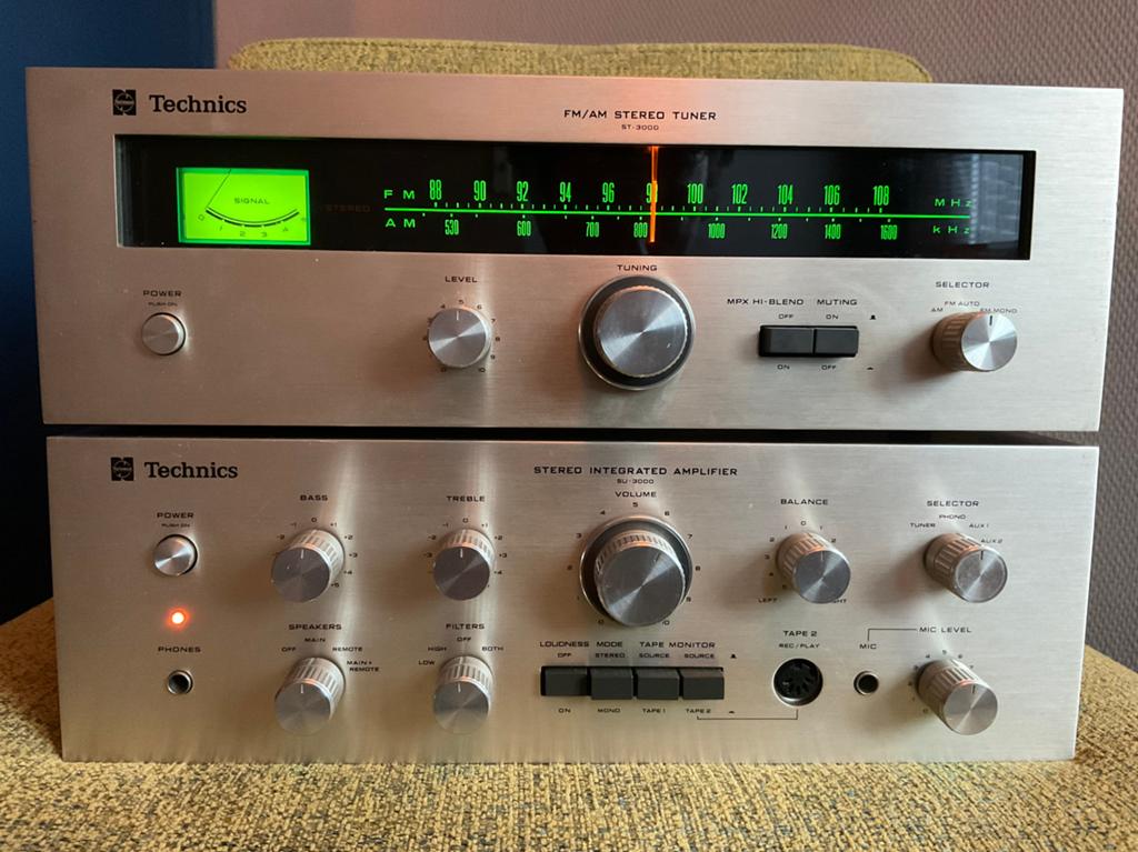 Technics SU-3000 & ST-3000, Gebruikt, Ophalen, Overige merken, Minder dan 60 watt