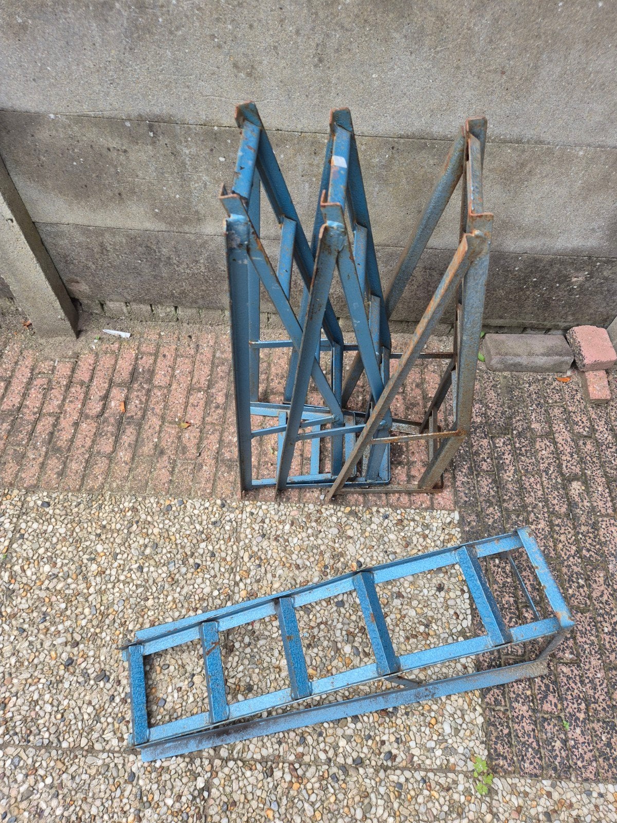 Oprijplaten, Ophalen, Manueel, Garagekrik