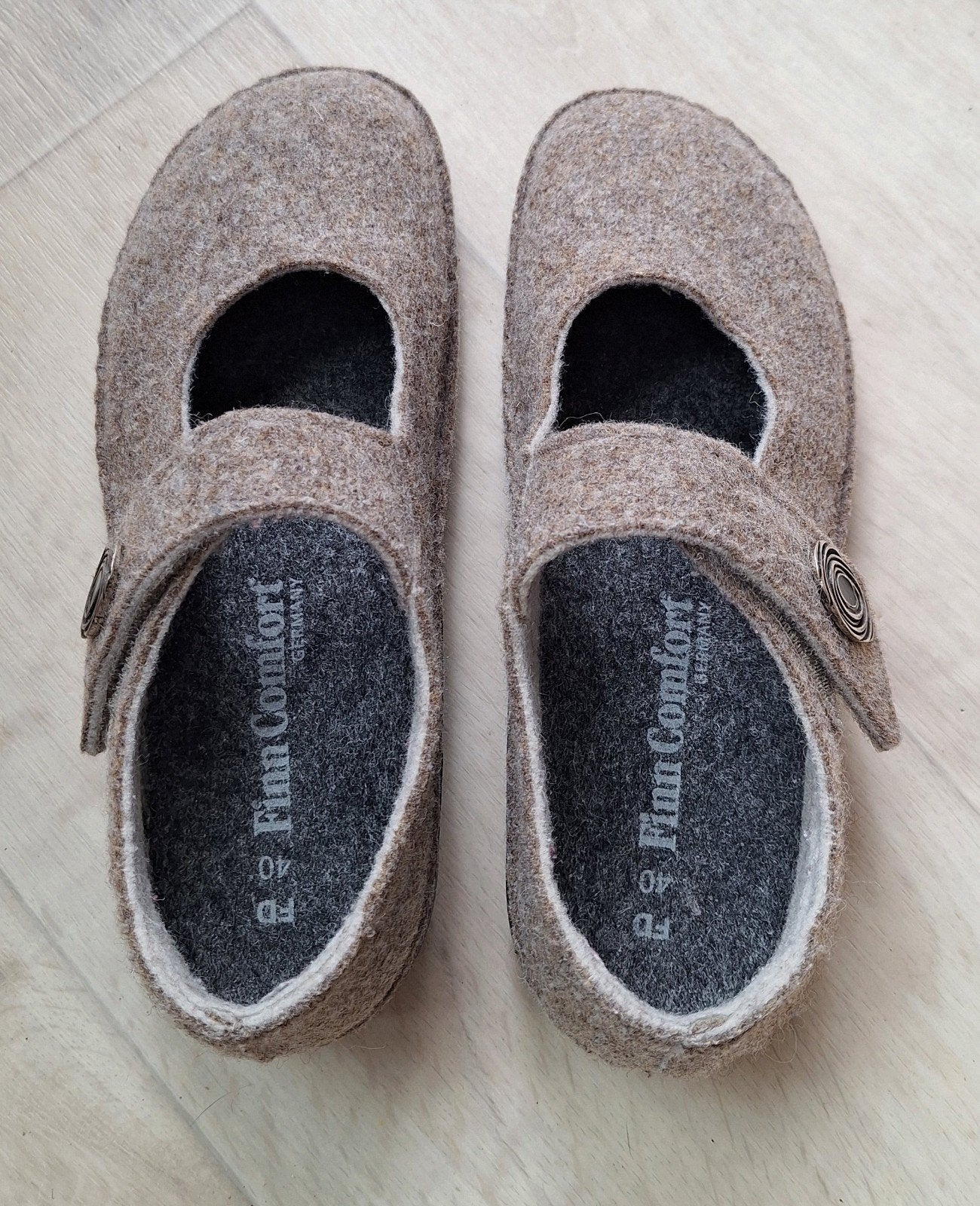 Finn Comfort pantoffels maat 40, Finn Comfort, Beige, Ophalen of Verzenden, Pantoffels of Sloffen