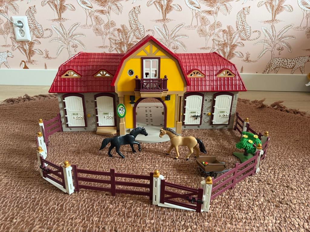 Playmobil paardenranch, Kinderen en Baby's, Speelgoed | Playmobil, Ophalen, Zo goed als nieuw