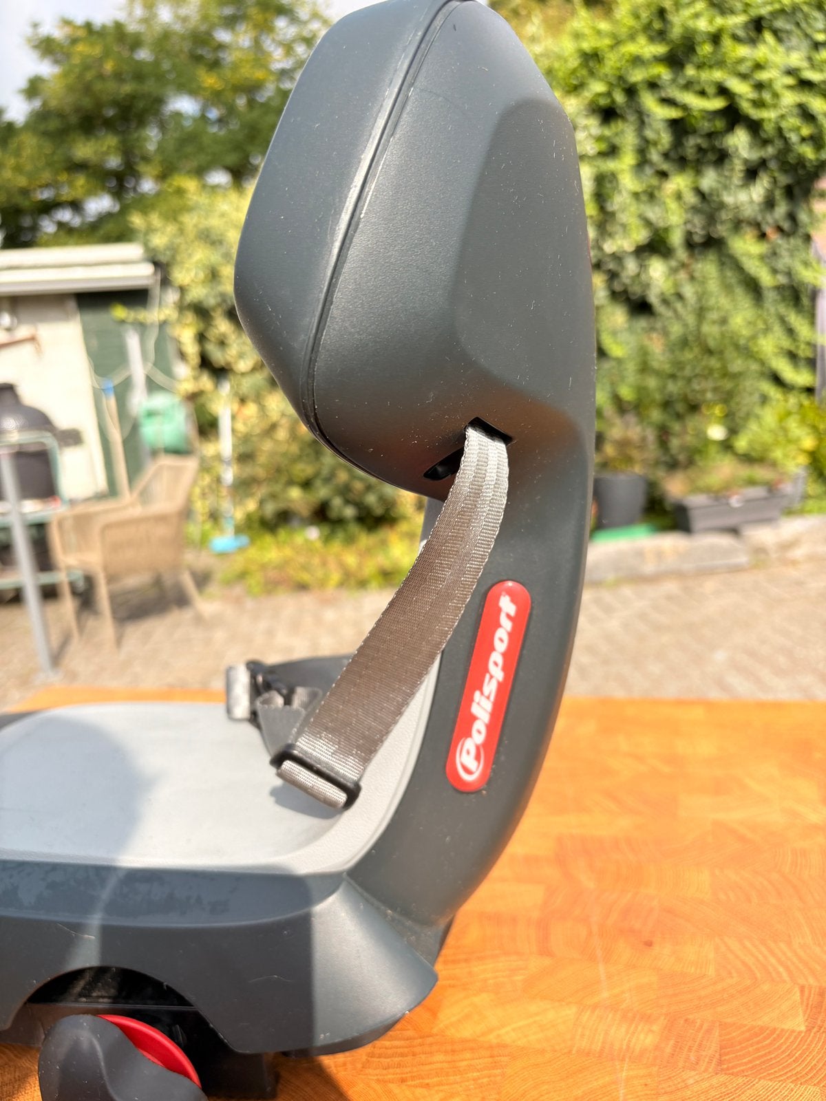 Polisport Guppy Junior achterzitje 22–35 kg, Fietsen en Brommers, Ophalen of Verzenden, Gebruikt, 22 t/m 36 kg, Achterzitje