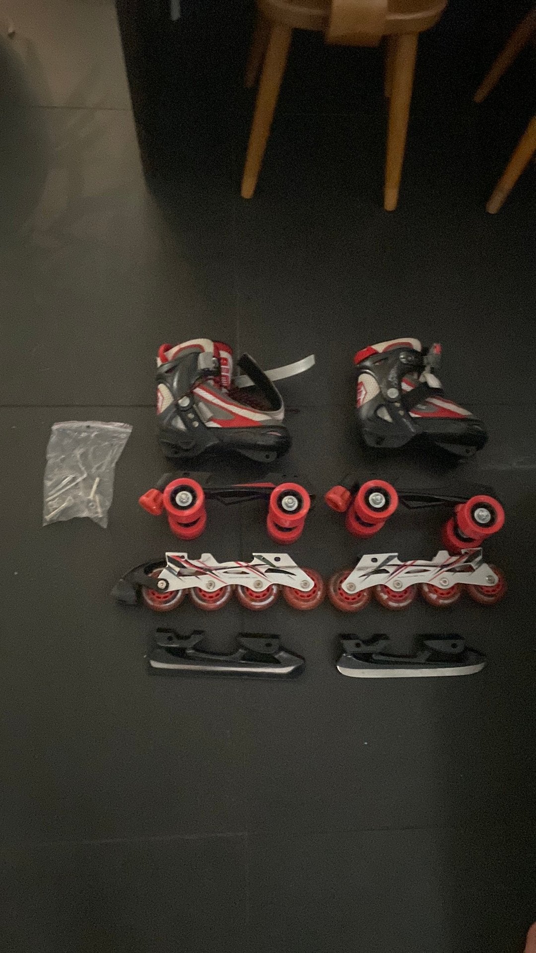 Rolschaatsen met verschillende combinatie, Ophalen of Verzenden, Zo goed als nieuw, Kinderen