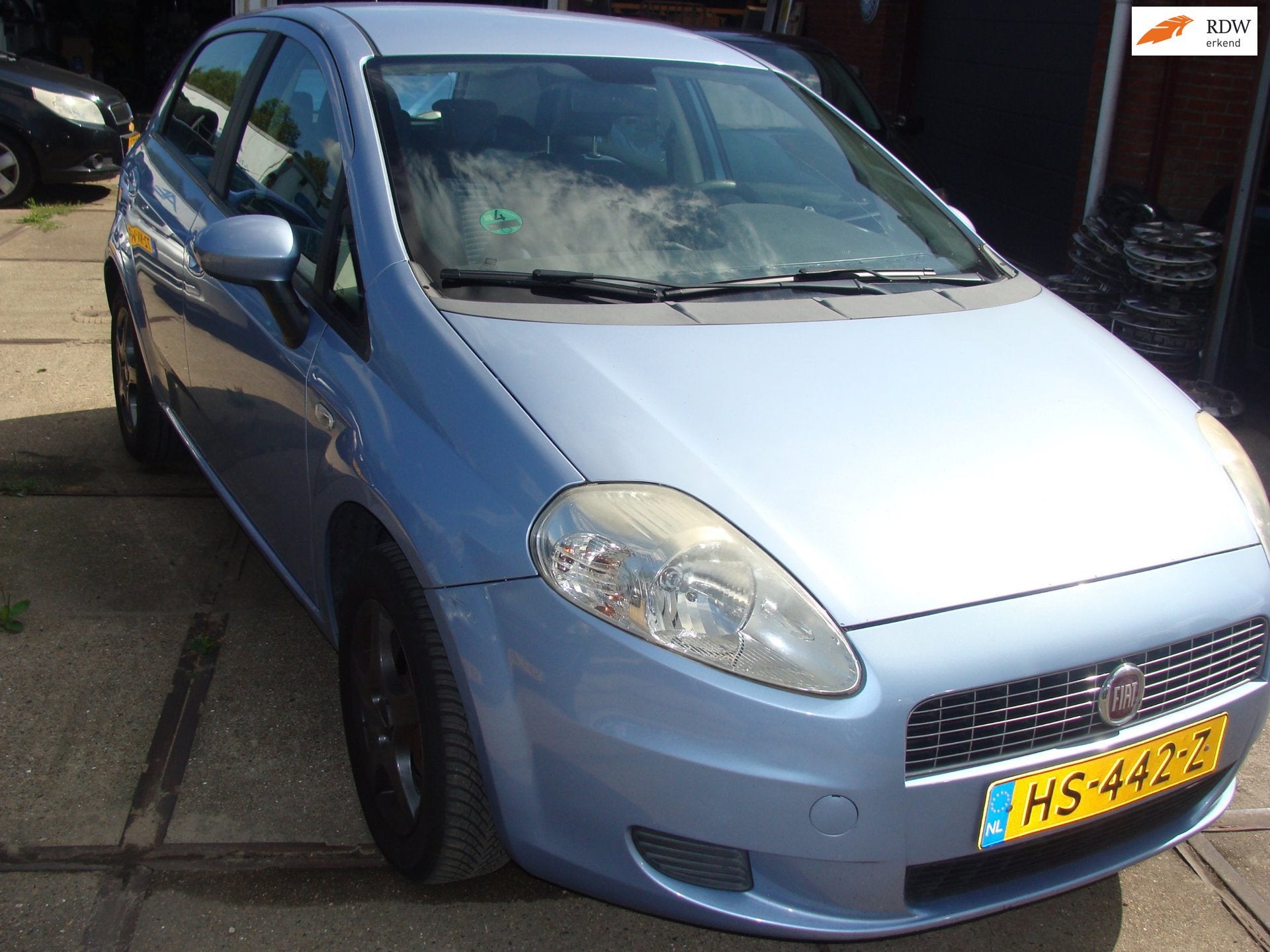 Fiat Grande Punto 1.4 Active st bekr airco elek pak nap apk, Auto's, Voorwielaandrijving, 4 cilinders, Grande Punto, Bedrijf