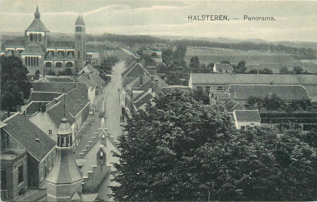701-181-009 Halsteren Panorama, Verzenden, Voor 1920, Noord-Brabant