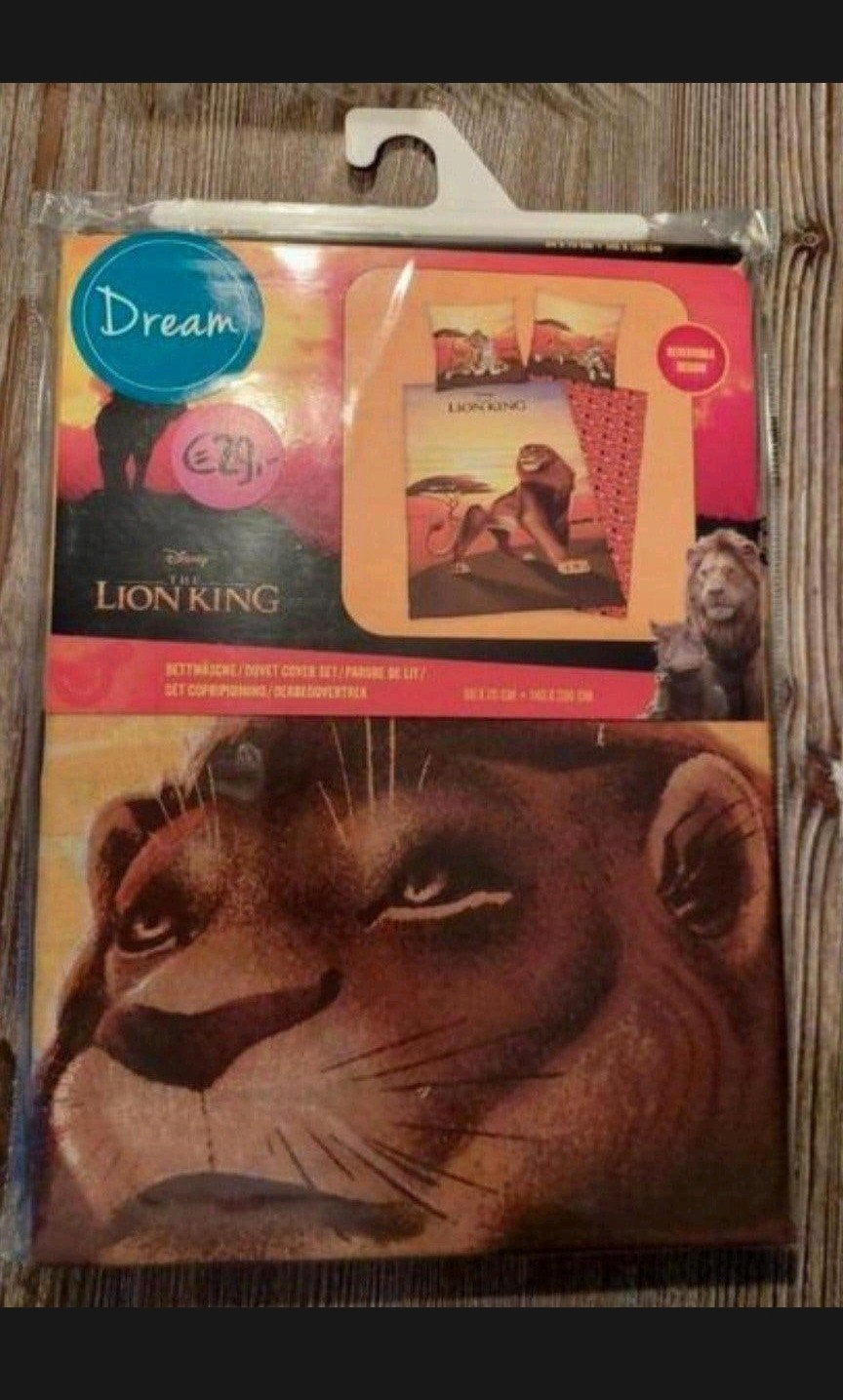 dekbedovertrek The Lion King, Huis en Inrichting, Ophalen of Verzenden, Nieuw, Eenpersoons, Dekbedovertrek