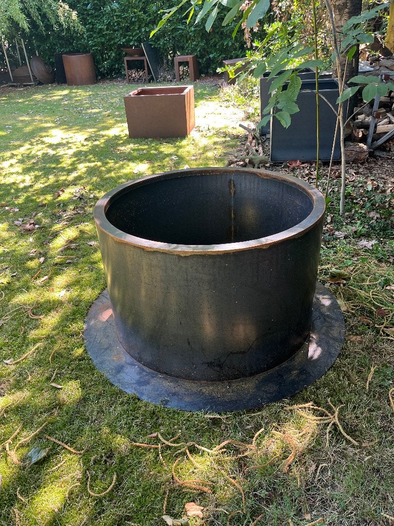 Cortenstaal plantenbak rond, Tuin en Terras, Ophalen, Rond, Nieuw, Metaal