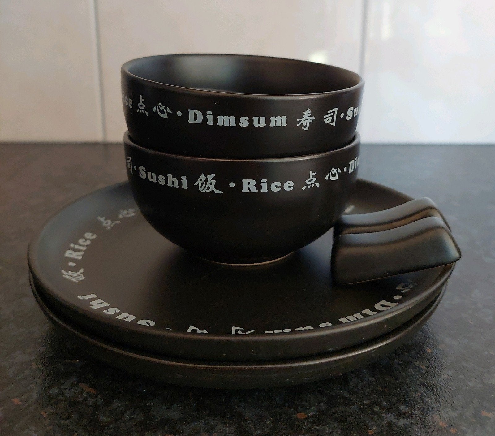 Sushi servies set, Gebruikt, Keramiek, Ophalen of Verzenden, Overige stijlen