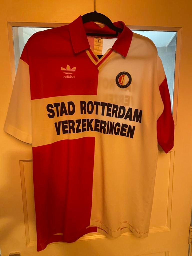 Feyenoord vintage voetbalshirt XL, Verzamelen, Sportartikelen en Voetbal, Verzenden, Gebruikt, Feyenoord, Shirt