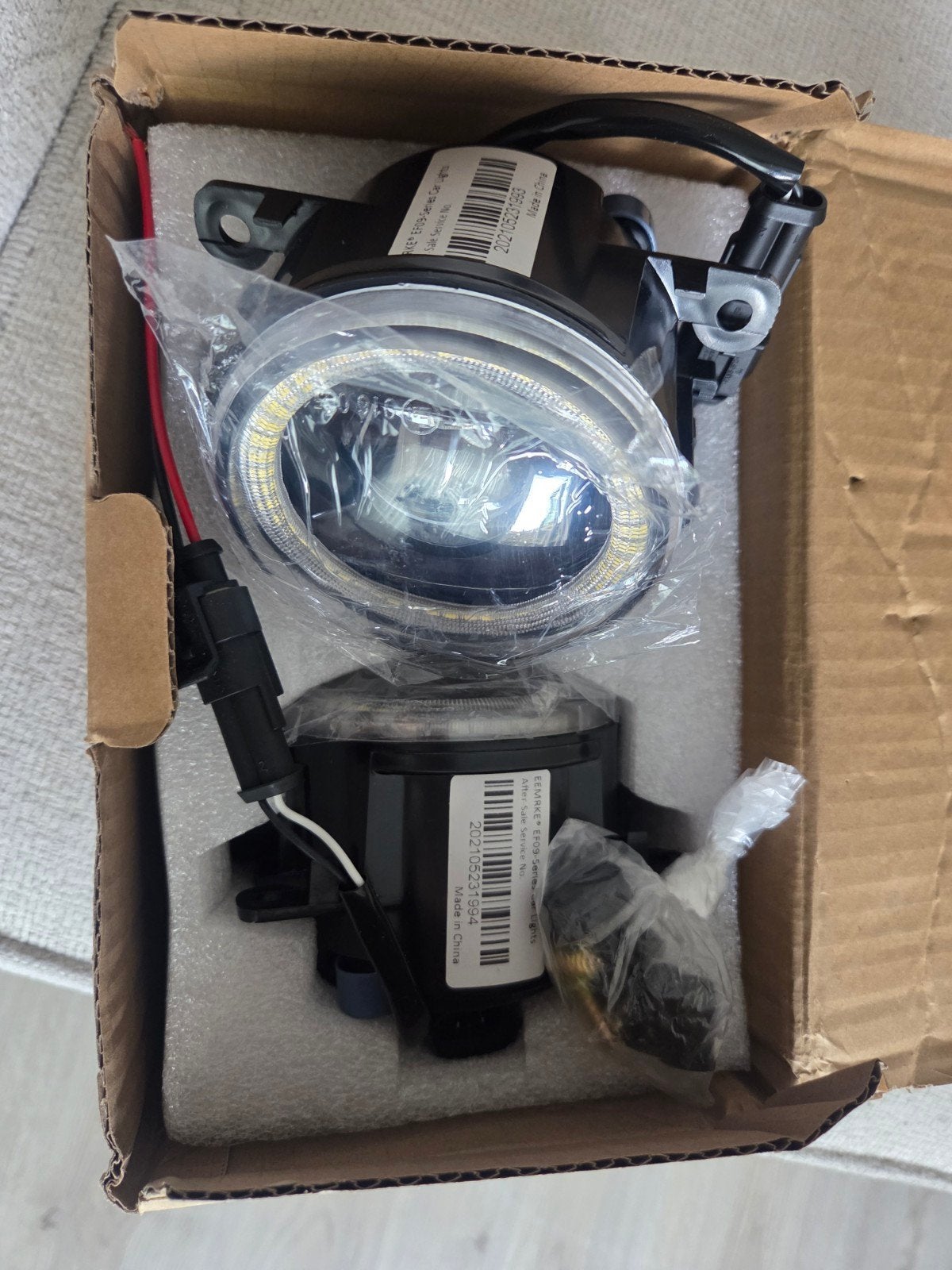 Universele Mistlampen met LED Angel Eyes, Ophalen of Verzenden, Nieuw, Universele onderdelen