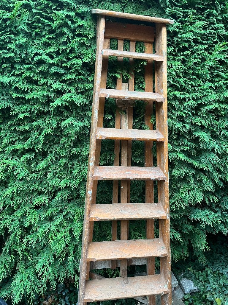 antieke, houten keukentrap, Doe-het-zelf en Verbouw, Ladders en Trappen, Ophalen, Gebruikt, Trap, Minder dan 2 meter