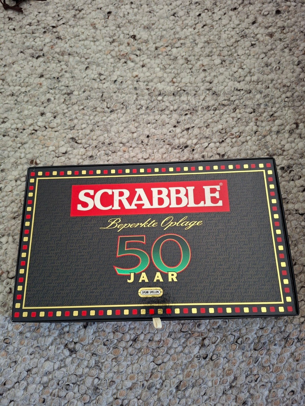 Scrabble 50 Jaar Jubileumeditie – Zeer Nette Staat, Ophalen of Verzenden, Zo goed als nieuw, Spear Spellen