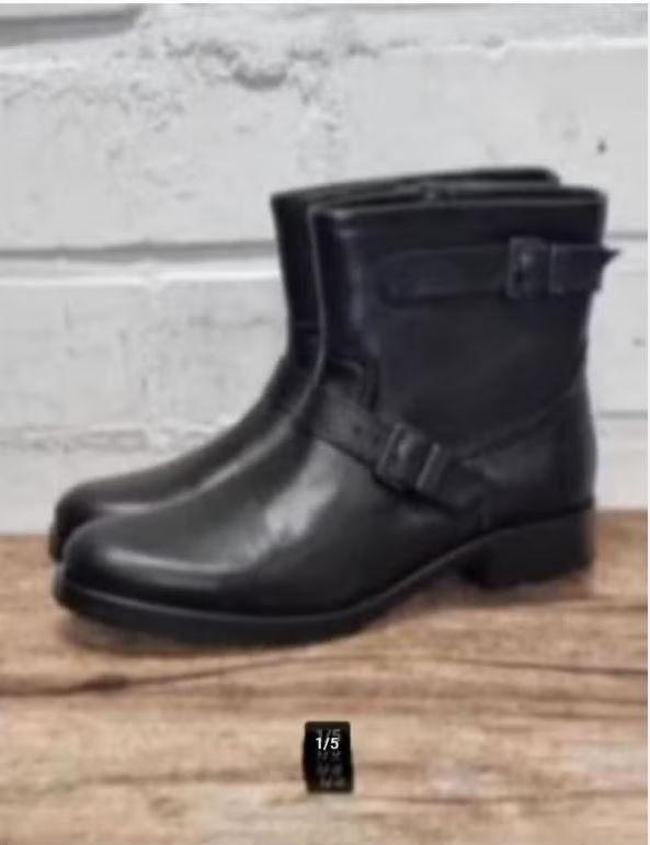 DWARS - Leren biker boots maat 37 - Nieuw - DWRS Label, DWRS, Zwart, Lage of Enkellaarzen, Nieuw