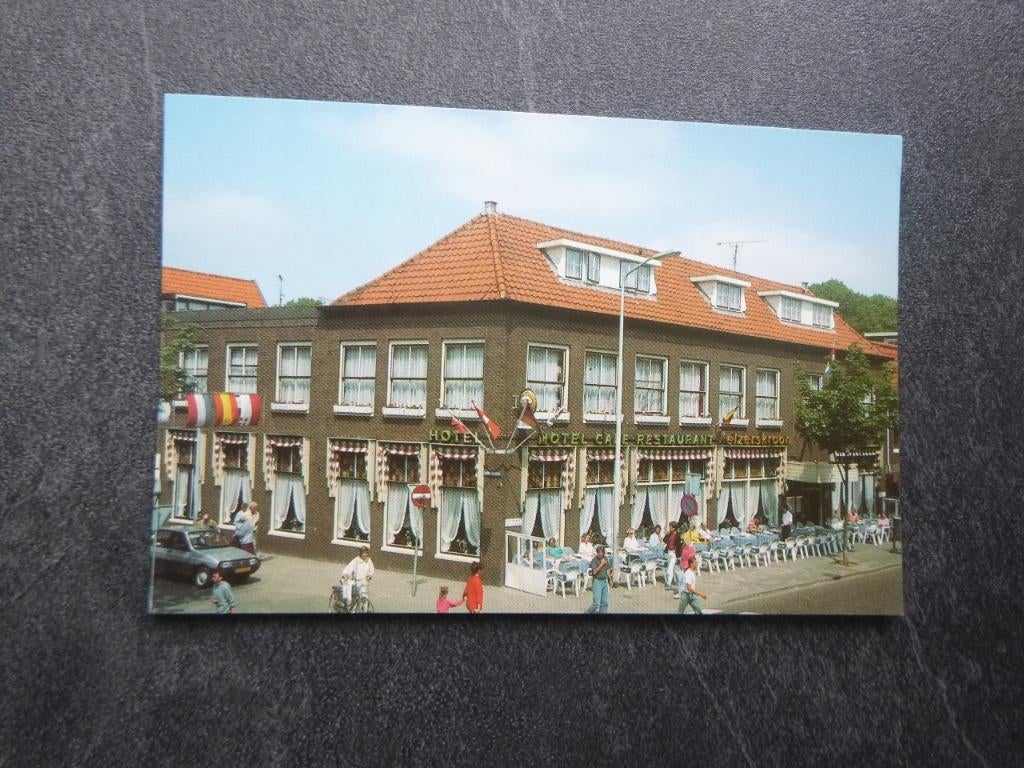Hoorn, hotel restaurant de Keizerskroon/terras/auto, Verzenden, 1980 tot heden, Ongelopen, Noord-Holland